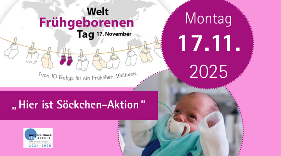 Ankündigung Welt-Frühgeborenentag