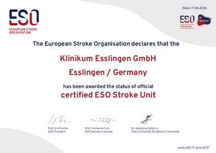 Zertifikat Stroke Unit