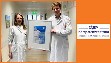 Foto Zertifizierung Adipositaschirurgiezentrum