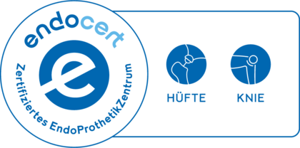 Logo zertifiziertes Endoprothetik-Zentrum